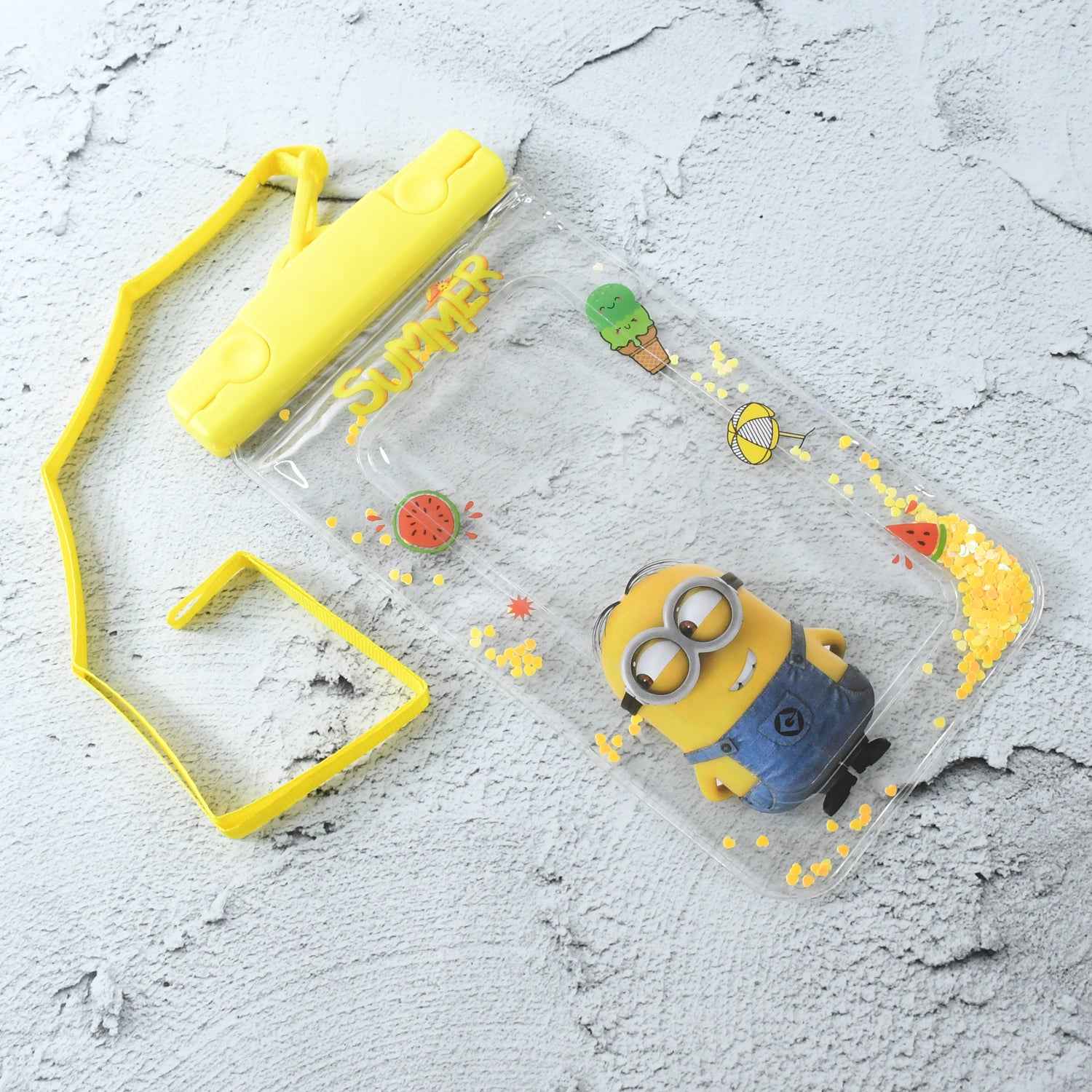 6388a Mix Color Dust Proof Rain Pouch Waterproof Plastic Mobile Cover With Belt Waterproof Phone Pouch Large Phone Waterproof Case Underwater Dry Bag For All Android And Iphone Models