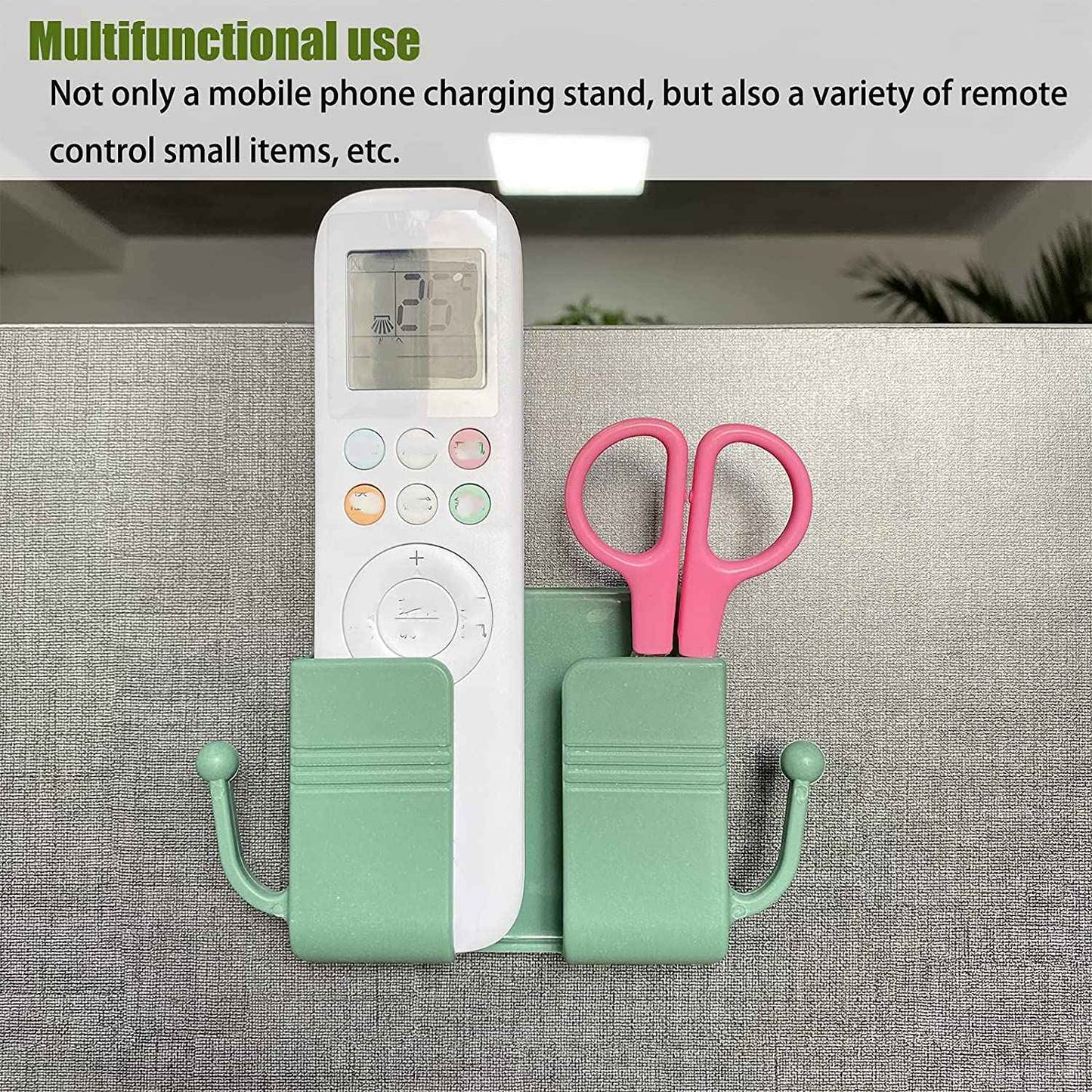 6201 1 Pc Wallmount Mobile Stand With Hook Design Used In All Kinds Of Places Including Household And Many More As A Hanging Support For Cloths And Stuffs Purposes.