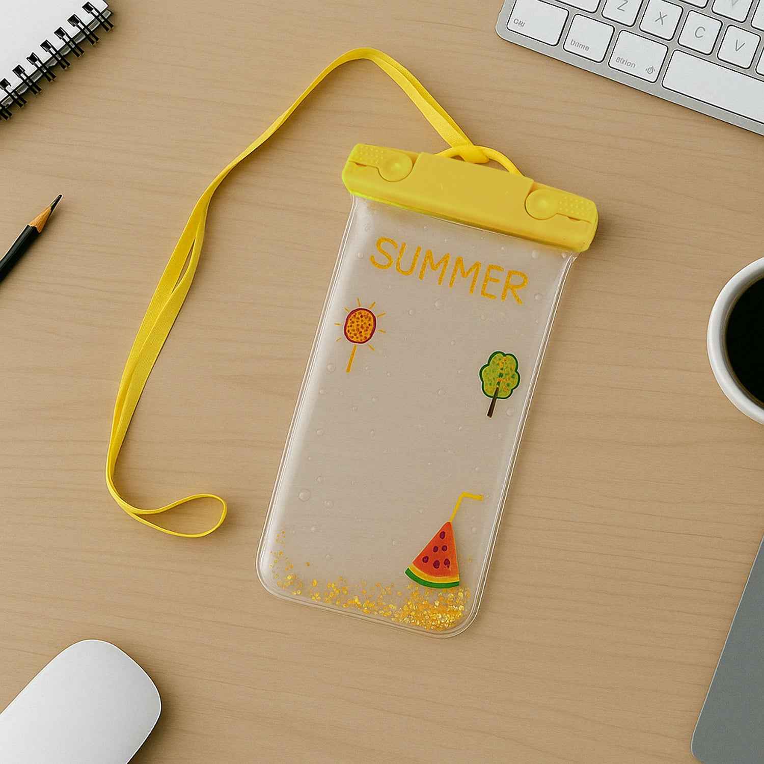 6388a Mix Color Dust Proof Rain Pouch Waterproof Plastic Mobile Cover With Belt Waterproof Phone Pouch Large Phone Waterproof Case Underwater Dry Bag For All Android And Iphone Models
