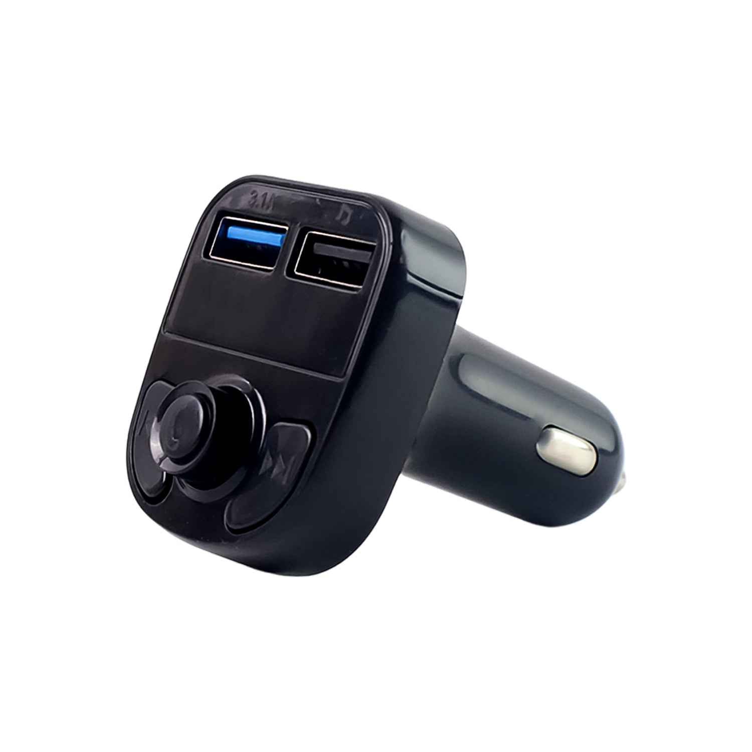 8533 Car-x8 Bluetooth Fm Transmitter Kit For Hands-free Call Receiver  Music Player  Call Receiver  Fast Mobile Charger Ports For All Smartphoneswith 3.1a Quick Charge Dual Usb Car Charger