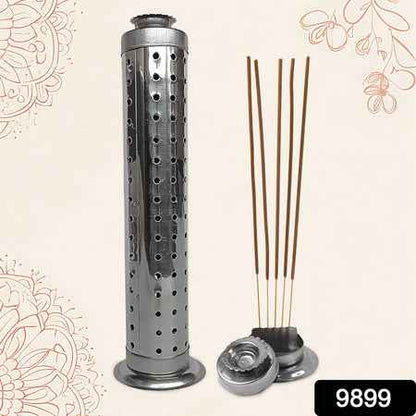 Stainless Steel Agarbatti Stand For Puja (1 Pc)