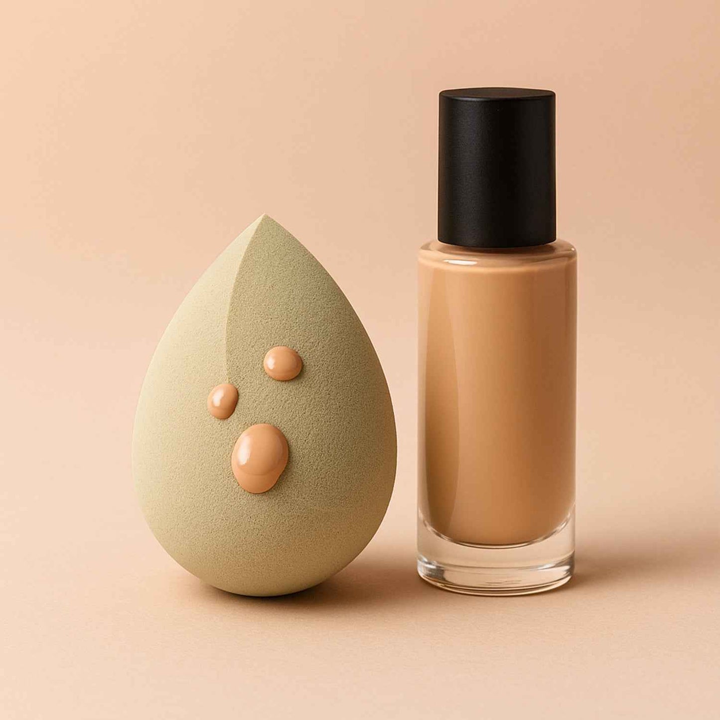 Makeup Sponge For Blending Liquid Foundations Powders And Creams (Multicolor  1 Pc)