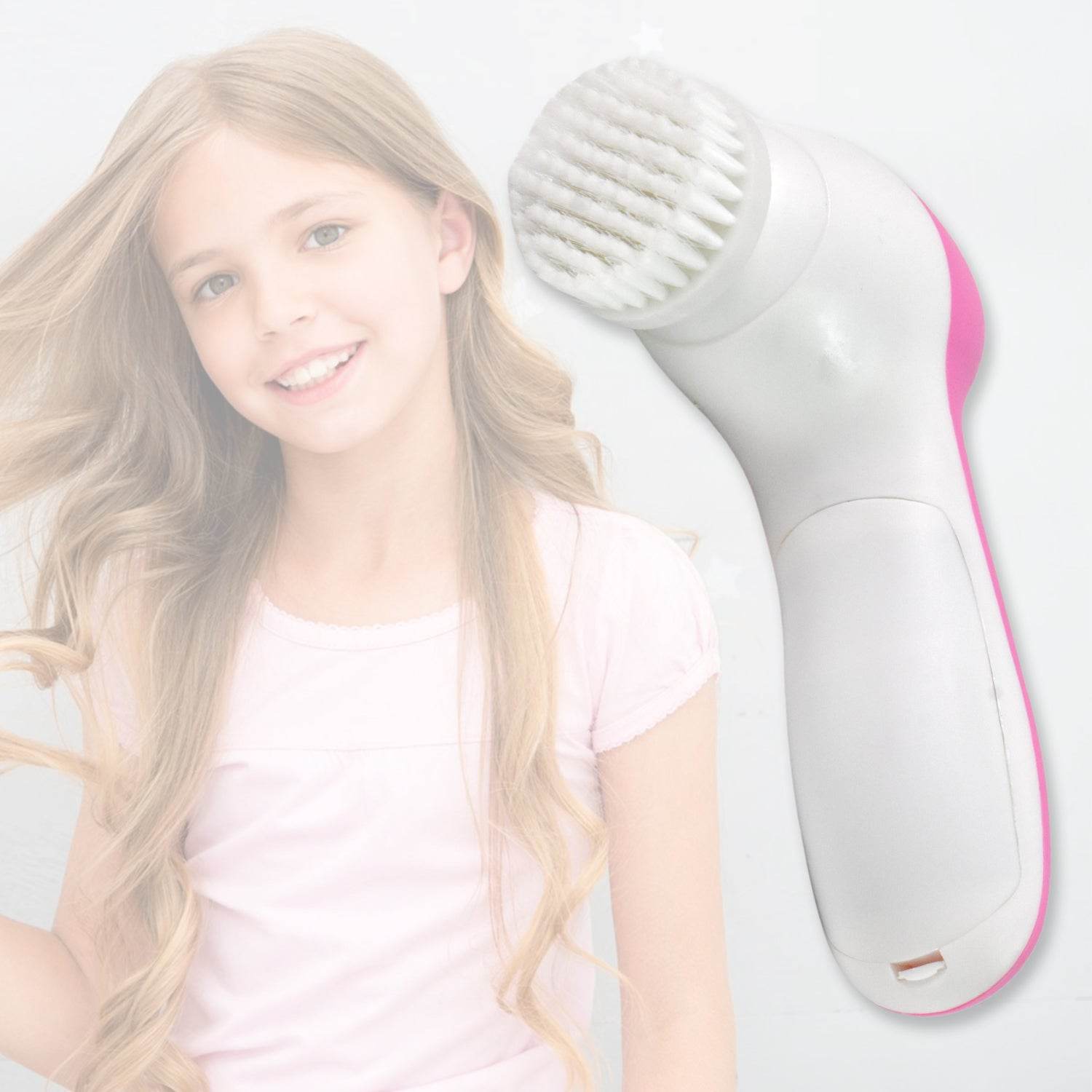 Facial Beauty Brush Face Massager (1 Pc  With 2 Aa Battery Included) - Best Deals at BeSh Deals®