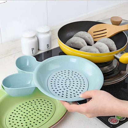Multi-purpose Dumpling  Snack Serving Plate (1 Pc)