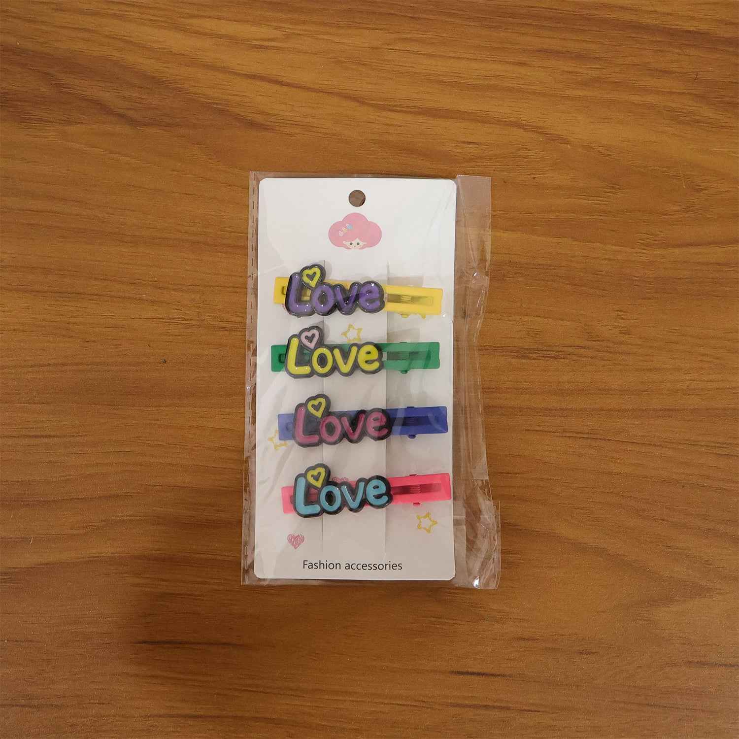Decorative Hair Clip Set (4 Pc)