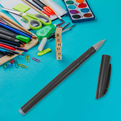 Writing Black Gel Pen For School Stationery Gift For Kids (8 Pcs Set)