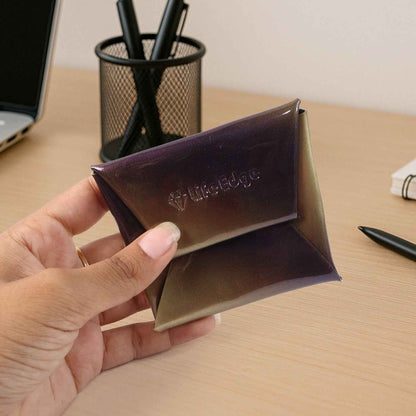 Premium Foldable Pu Leather Coin Pouch (1 Pc)