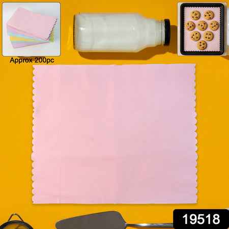 Multi-color Oil-absorbing Baking Paper Sheets Approx 200 Pcs