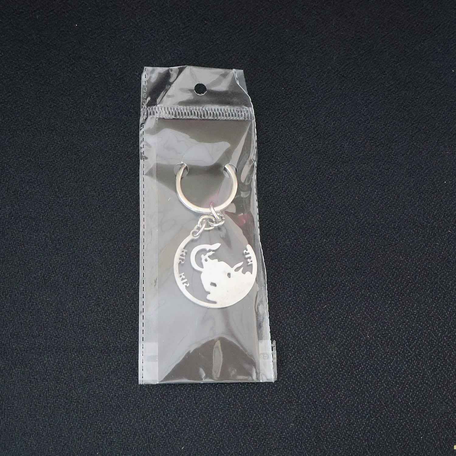 Devotional Jai Shri Ram Metal Keychain - (1 Pc)