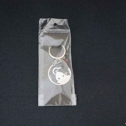 Devotional Jai Shri Ram Metal Keychain - (1 Pc)