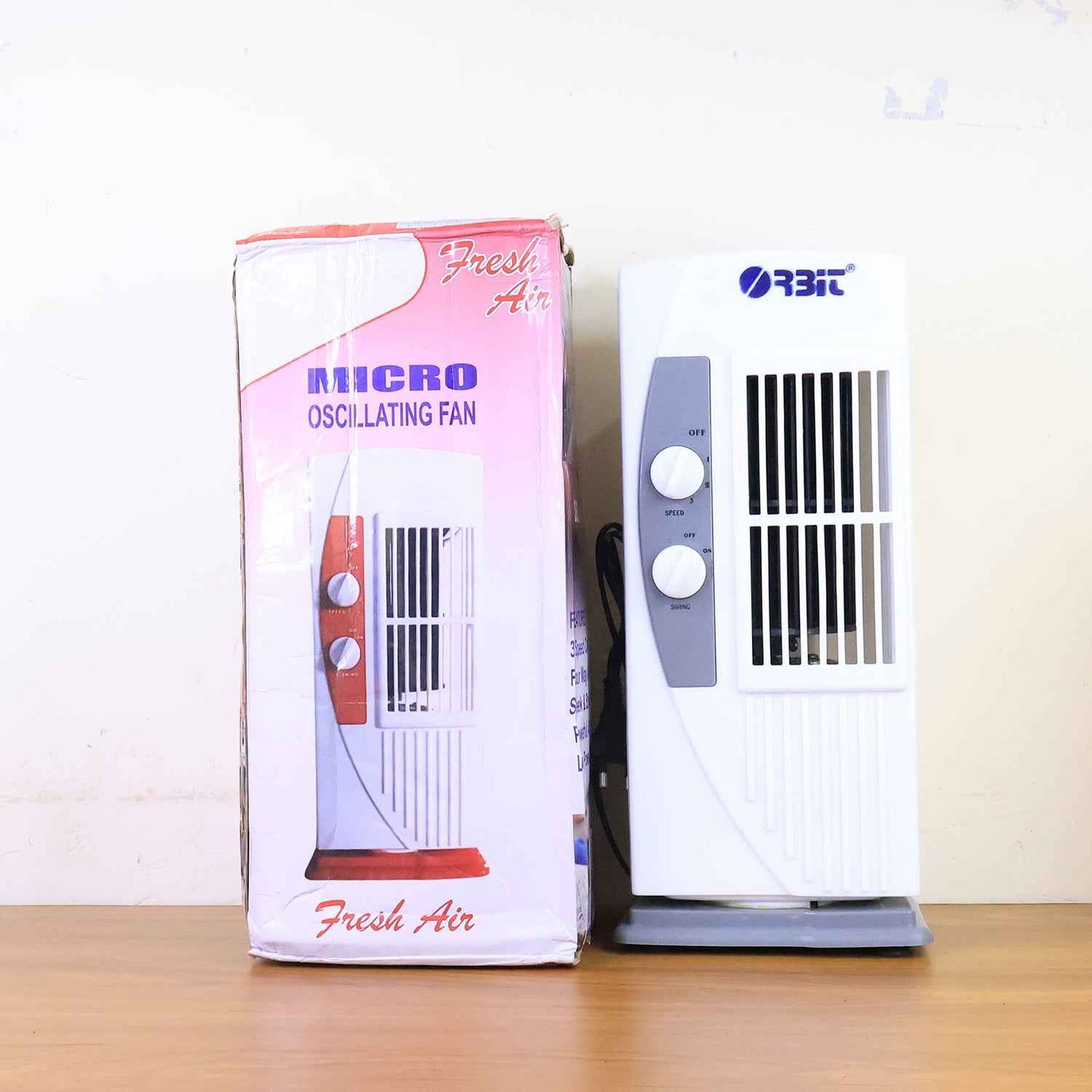 Orbit Micro Oscillating Tower Fan (1 Pc)