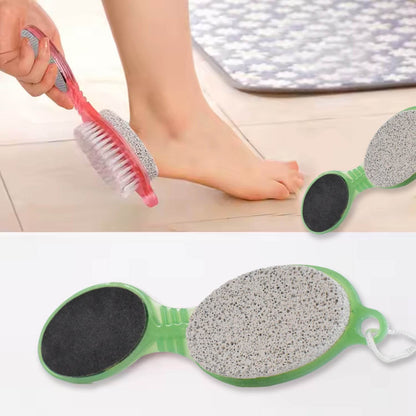 5 In 1 Pedicure Tool Pedicure Brush For Feet Foot Scrubber Foot File With Nail Cutter - Best Deals at BeSh Deals®