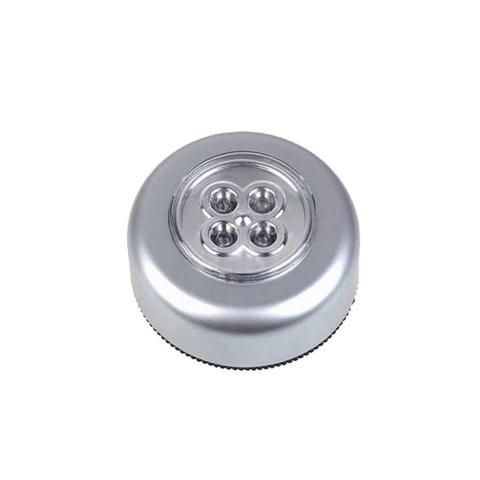 1716 4 Led Battery-powered Wireless Night Light Stick Tap Touch Lamp Stick-on Push Light For Closets Cabinets Counters Or Utility Rooms Cordless Touch Light
