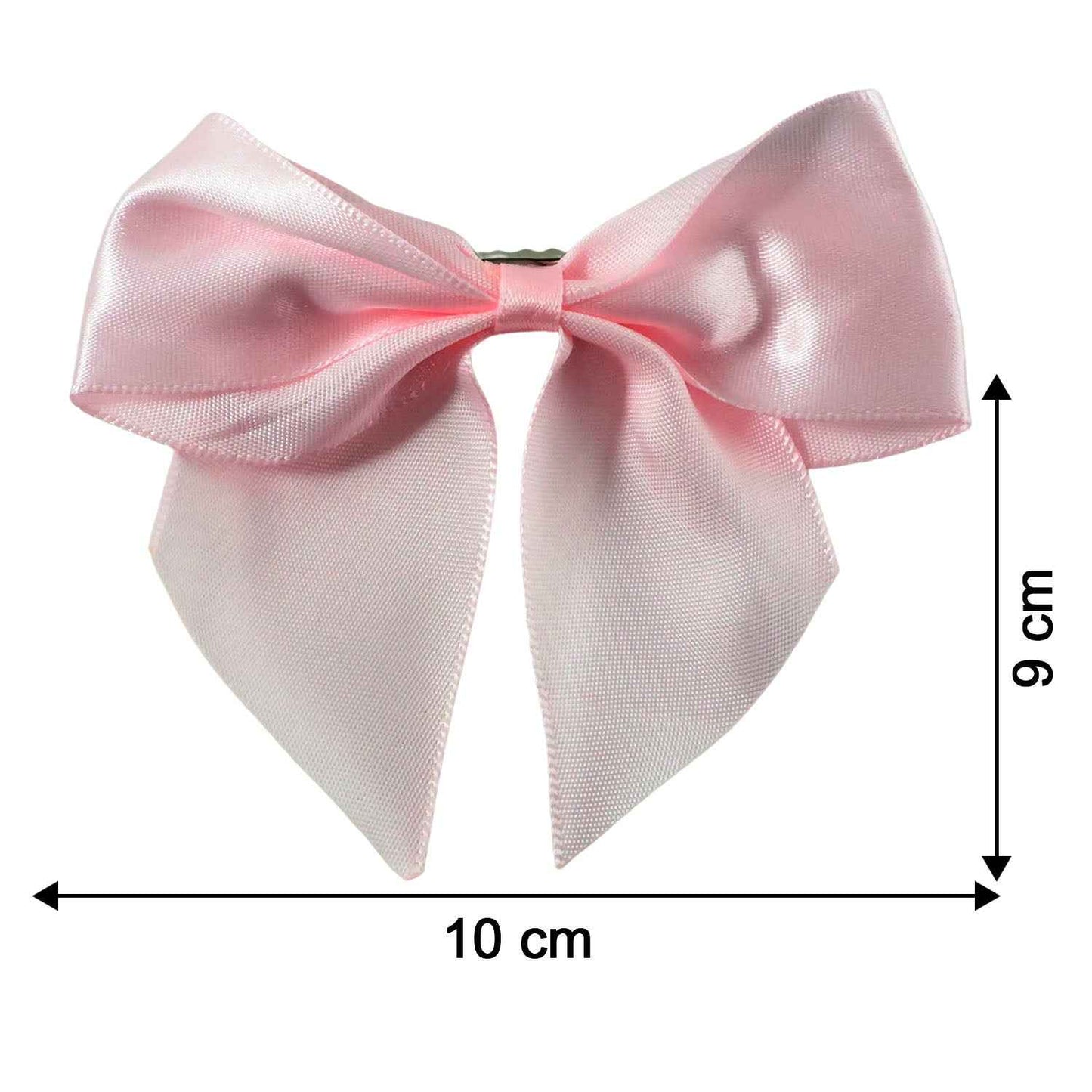 Elegant Satin Hair Bow Clip For Girls  Women (1 Pc)