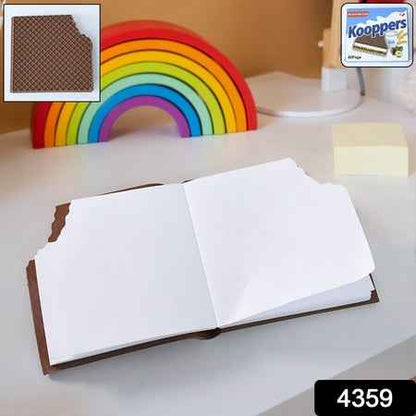 4359 Chocolate Dairy Notebooks Original Chocolate Smell  Writing Practice Book Early Learning Copybook Premium Chocolate Book ( 1pc Book )