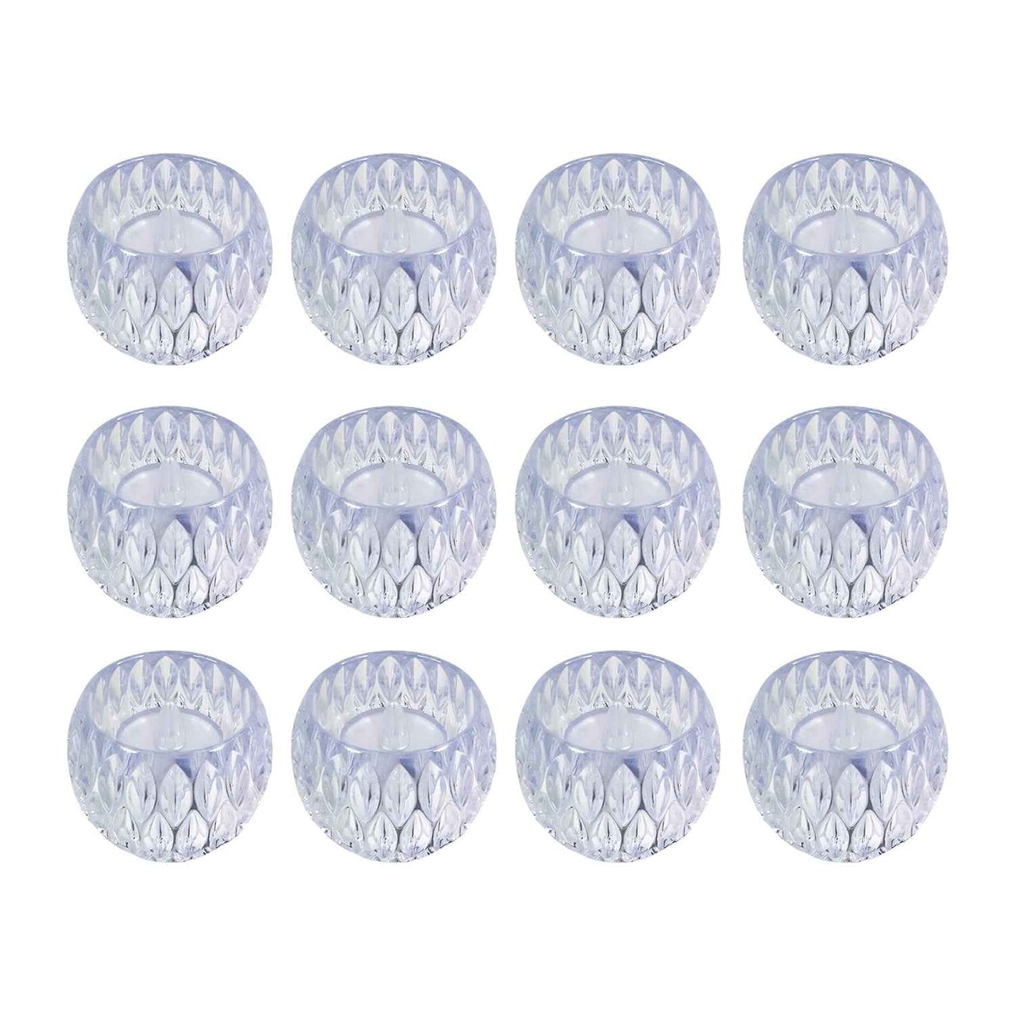 Set Of 12 Crystal Style Led Decorative Lamps  Candle