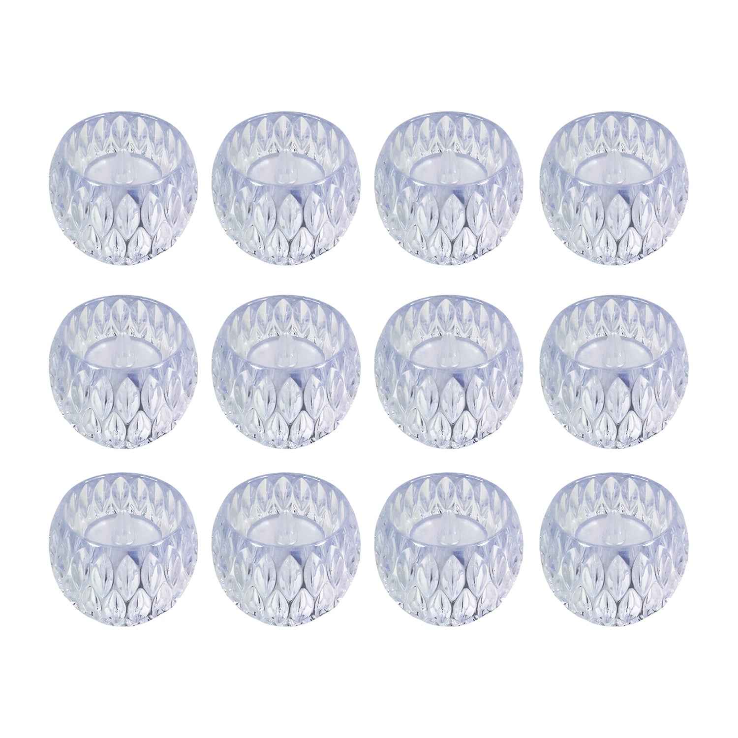 Set Of 12 Crystal Style Led Decorative Lamps  Candle
