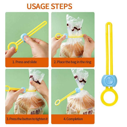 17570 Bag Clips Food Clips Multi-purpose Sealer Reusable Cable Ties Cord Organizer Bag Clips Food Clips For Home Kitchen Office (1 Pc)