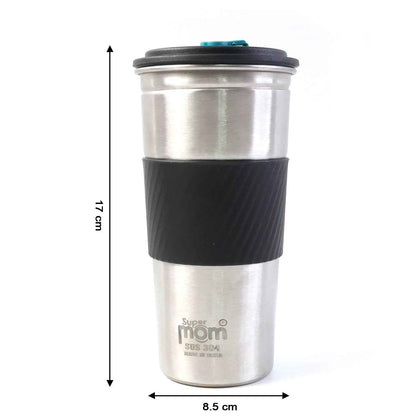 Supermom Stainless Steel Sip Mate Travel Tumbler (Approx. 500 Ml)
