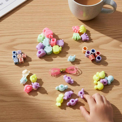 Diy Kids Beading  Jewelry Making Craft Kit (1 Set)