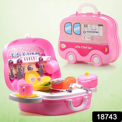 Kitchen Set For Kids Girls Pretend Play Toys Little (23 Pcs Set Approx) - Best Deals at BeSh Deals®