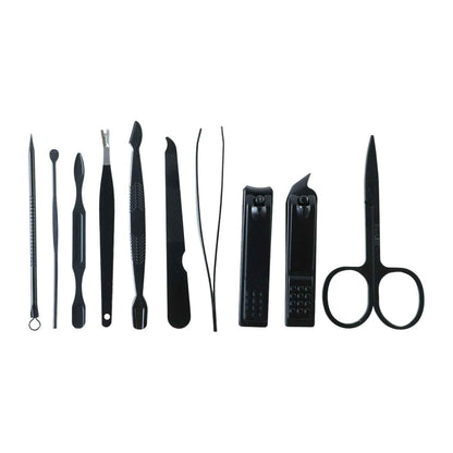 10 In 1 Professional Manicure Pedicure Grooming Kit