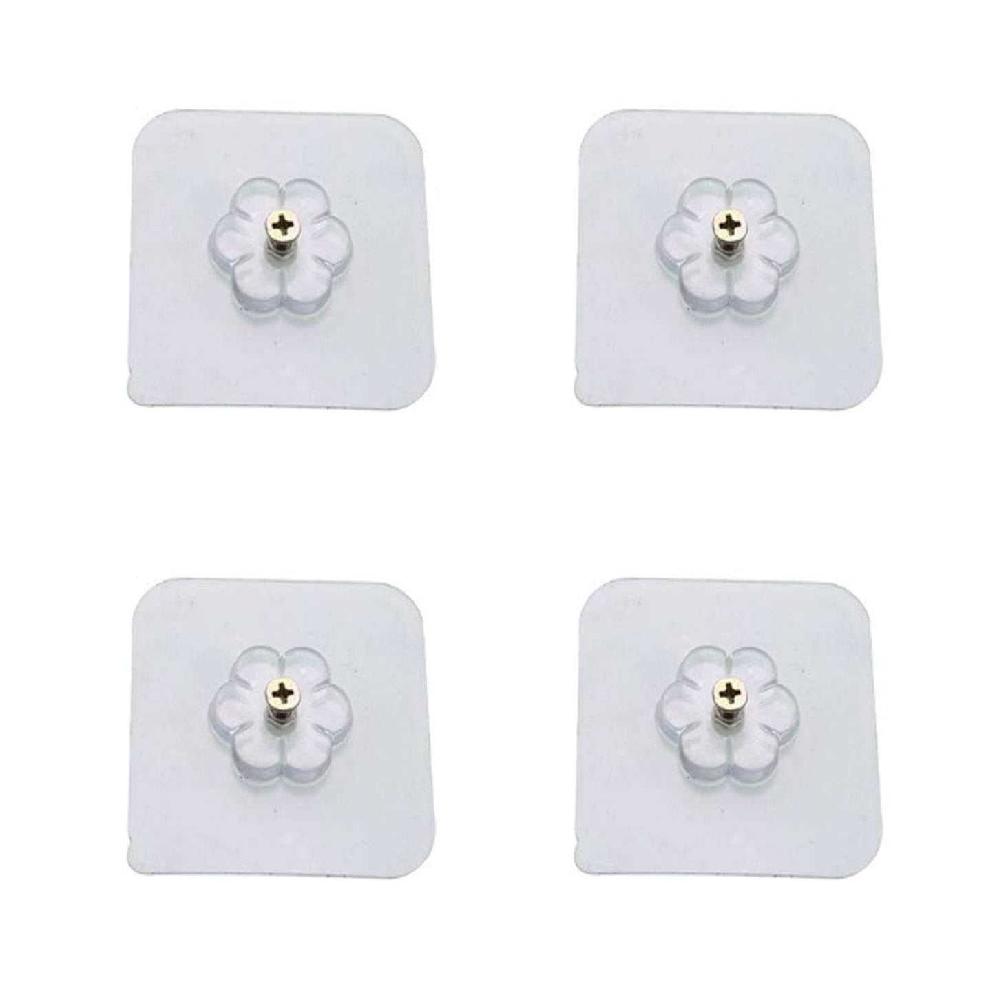 Self Adhesive Hooks Sticker  Screw Nut And Bolt Type (4 Pcs Set) - Best Deals at BeSh Deals®