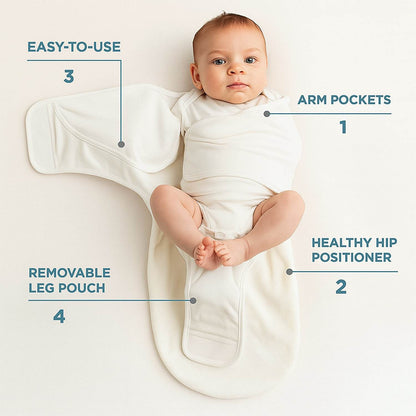 Soft Cotton Adjustable Baby Swaddle Wrap For Newborns (1 Pc) - Best Deals at BeSh Deals®