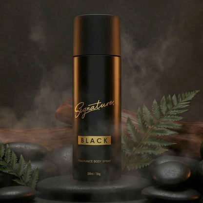 Signature Premium Black Fragrance Body Spray 200 Ml