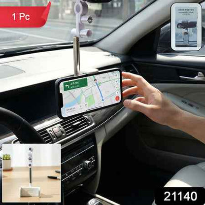 Adjustable Rearview Mirror Car Mobile Phone Holder (1 Pc)