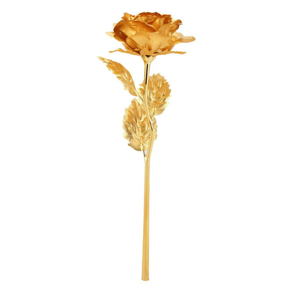 0606 Luxury Decorative Gold Plated Artificial Golden Rose With Premium Box - Best Deals at BeSh Deals®