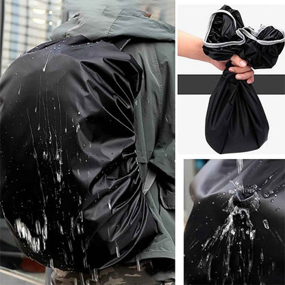 4100 Heavy Waterproof Nylon Rain Coverdust Cover - Elastic Adjustable For Laptop Bags And Backpacks School Bag Waterproof Cover Dust Proof Backpack Laptop Bag Cover (1pc)