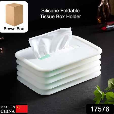 17576 Tissues Holder Silicone Simple Tissue Box Tissues Cylinder Tissues Cube Box Tissue Holder For Bathroom Office Car Bedroom For Bathroom Room Office Car