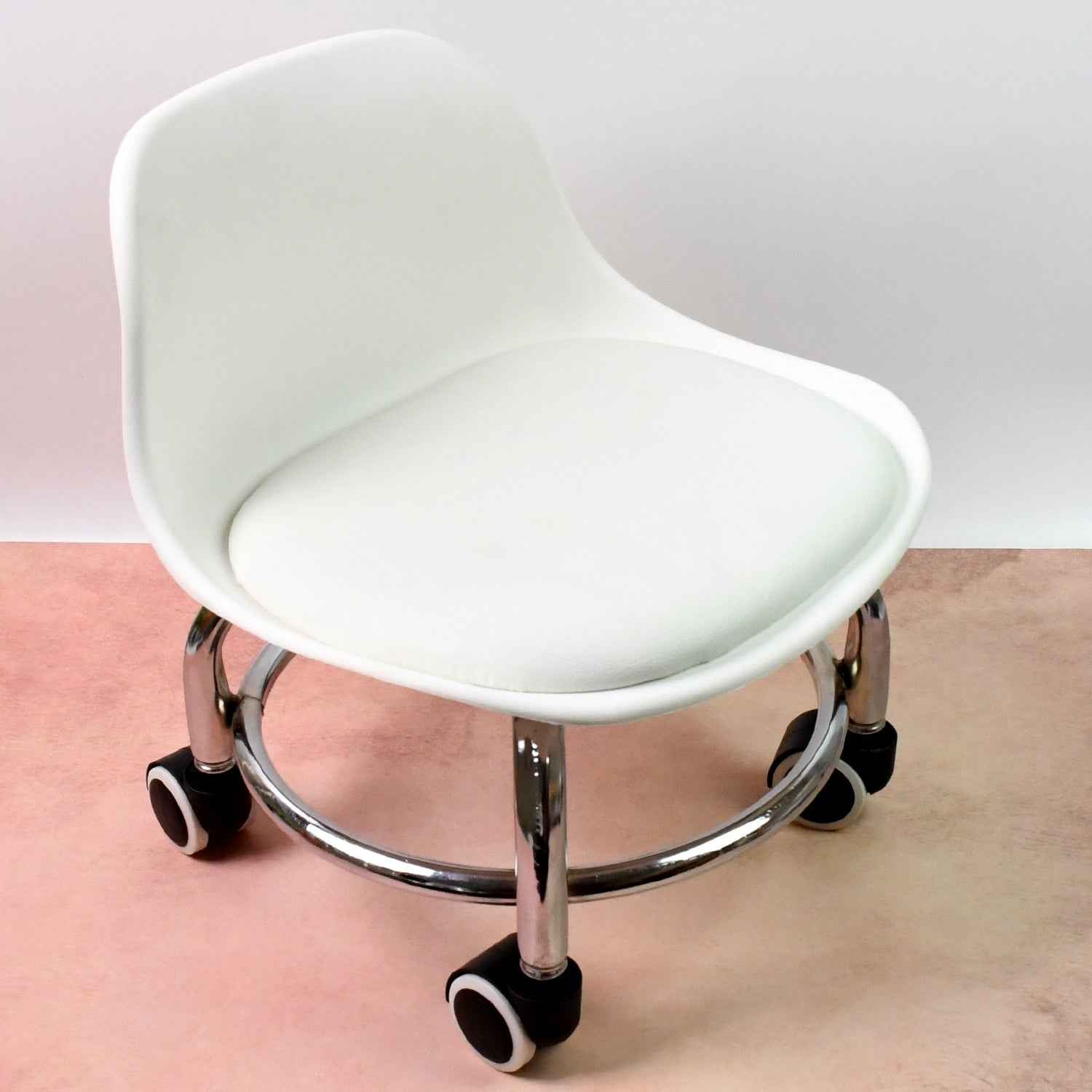 4054 Low Round Rolling Stool With Wheels Pedicure Stool For Fitness Office Garage  Home  Garden  Furniture  Benches Stools Multi-color (1 Pc)