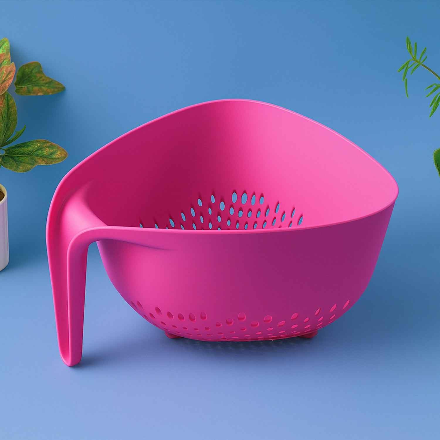 Supermom Premium Multipurpose Triangular Kitchen Colander (1 Pc) - BeSh Deals®