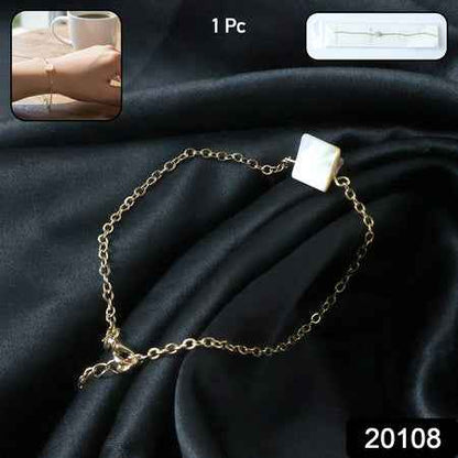 Premium Elegant Adjustable Chain Bracelet (1 Pc  Mix Design)