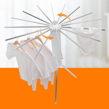 Foldable Rotary Clothes Drying Rack Stand (1 Pc) - Best Deals at BeSh Deals®