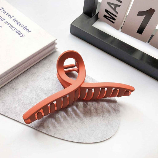 Plastic Hair Claw Clips Strong Clips (1 Pc  Mix Design  Color)