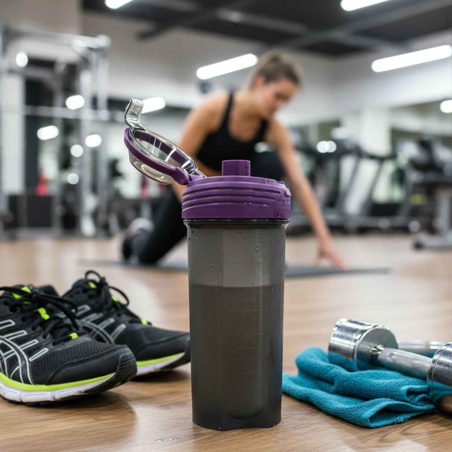700 Ml Multipurpose Protein Shaker Bottle (1 Pc)