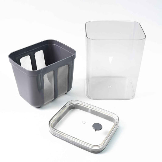 2 In 1 Multifunctional Yogurt Strainer With Storage Container  1100 Ml (1 Set)