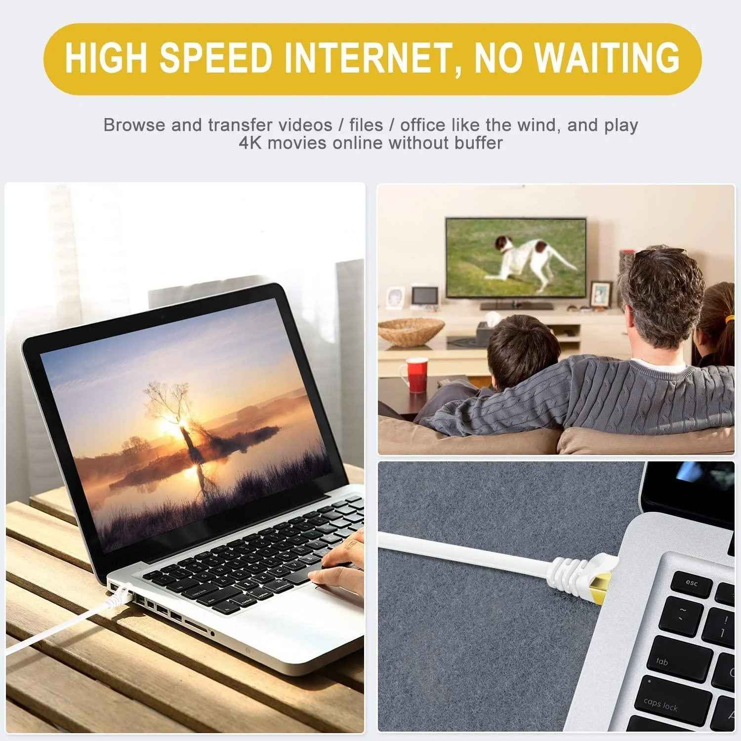 High-speed Lan Ethernet Cable (2 Meter)