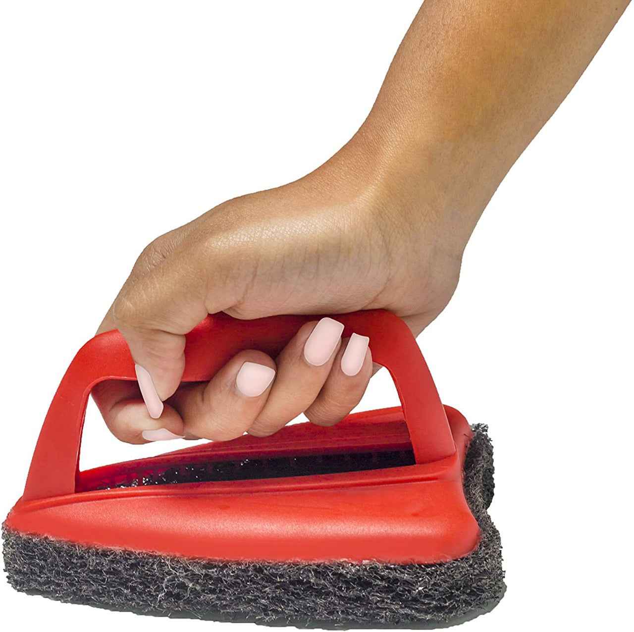 1403 Bathroom Brush With Abrasive Scrubber For Superior Tile Cleaning