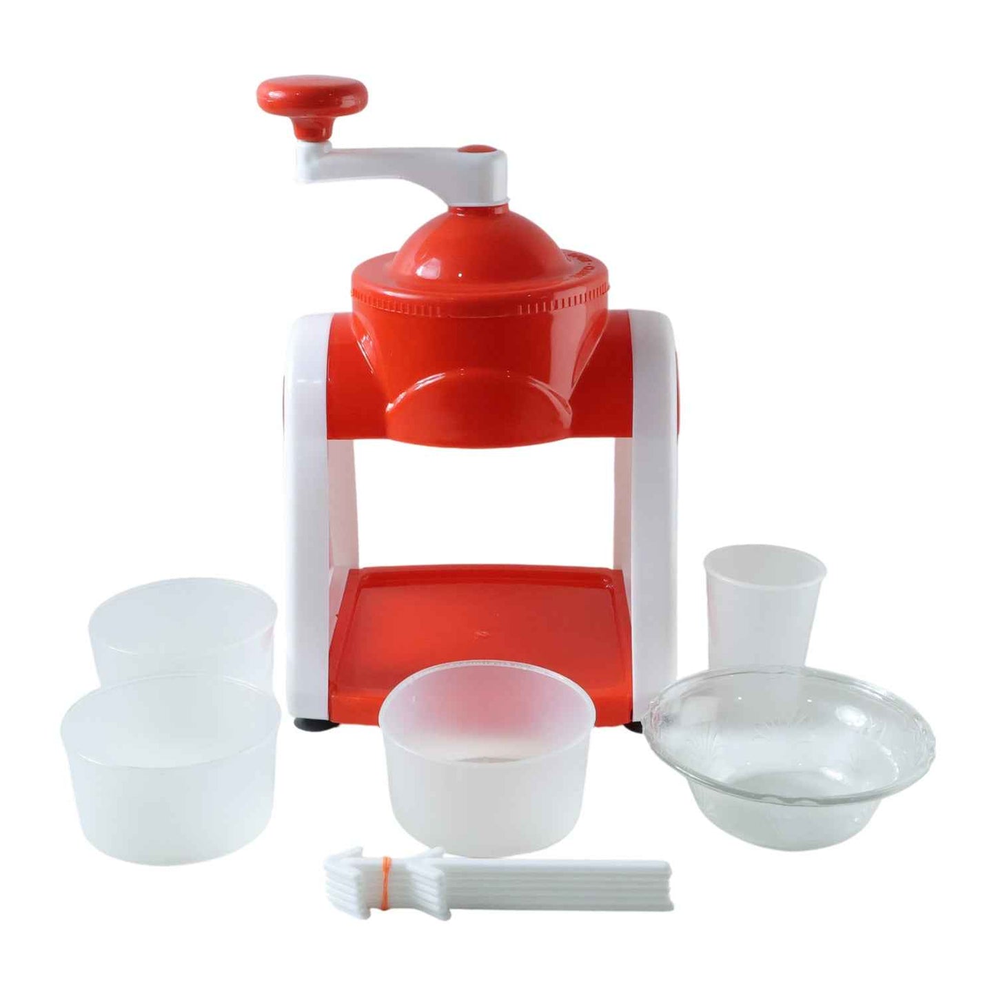 Manual Ice Snow Maker Machine (1 Set Red Color)