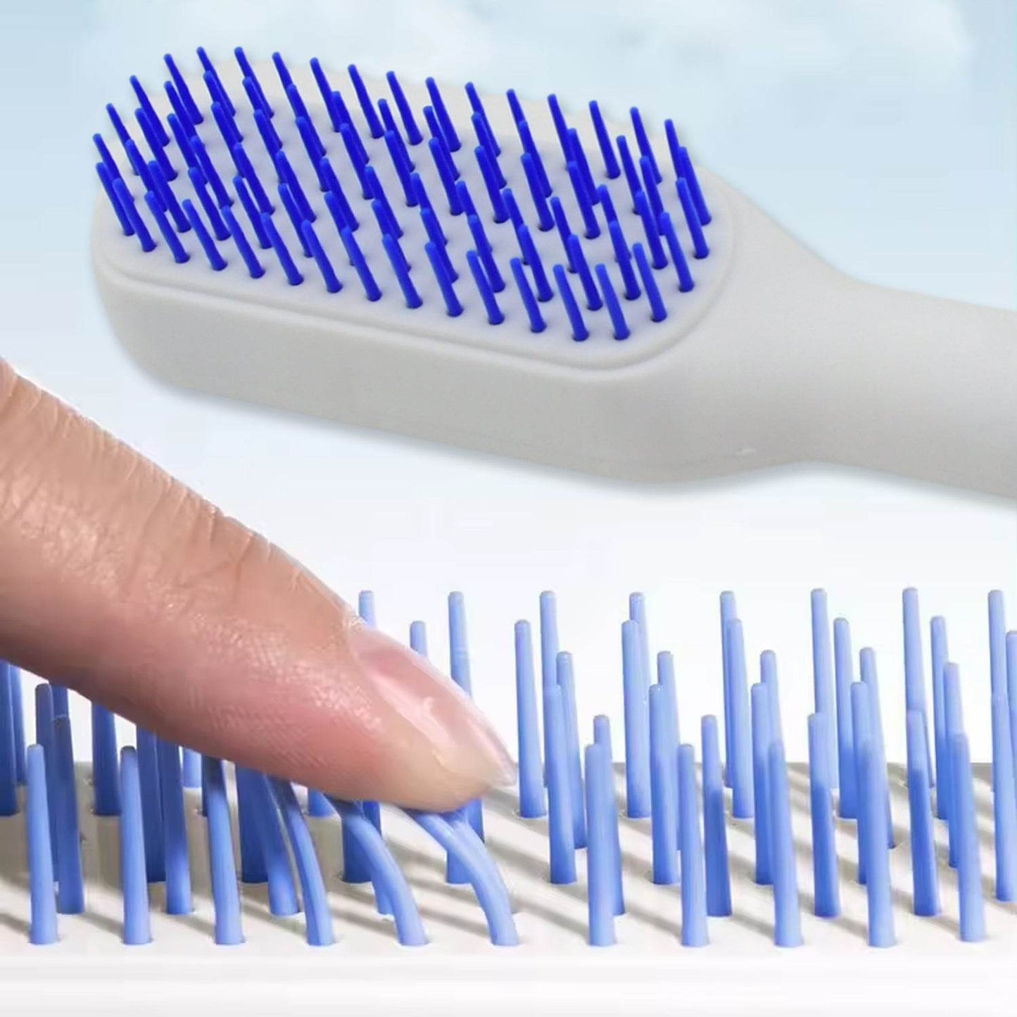 13947 Self-cleaning Hairbrush Self-cleaning Anti-static Detangling Massage Comb One-pull Clean Scalable Rotate Lifting Self Cleaning Hairbrush Hair Styling Tools - Best Deals at BeSh Deals®