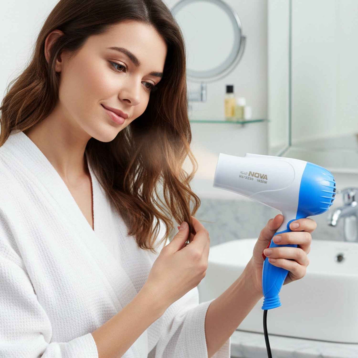 Foldable Hair Dryer With Dual Speed Setting (1 Pc 1000w)