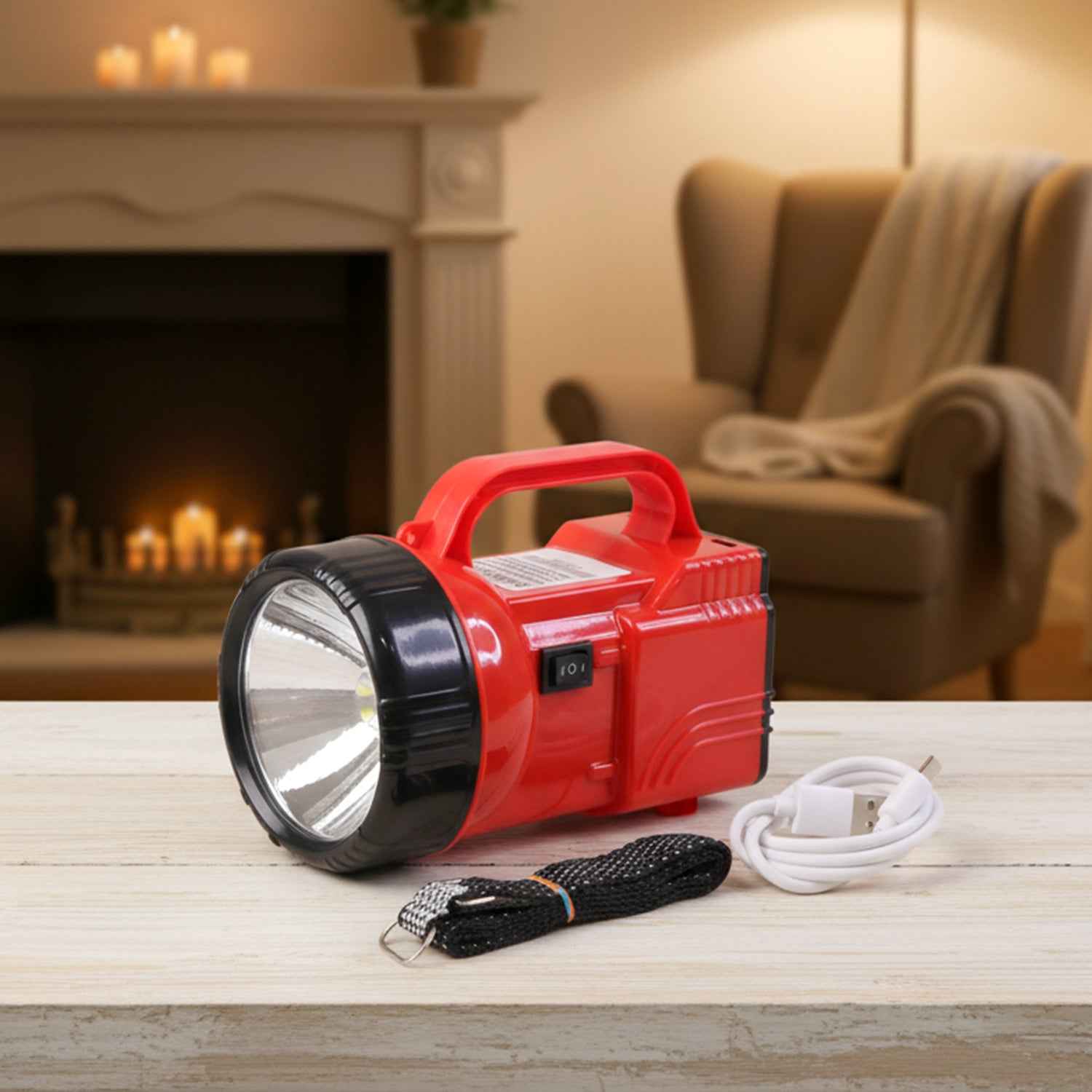 Omega 35w High Power Rechargeable Led Emergency Laser Light (1 Pc 35w)