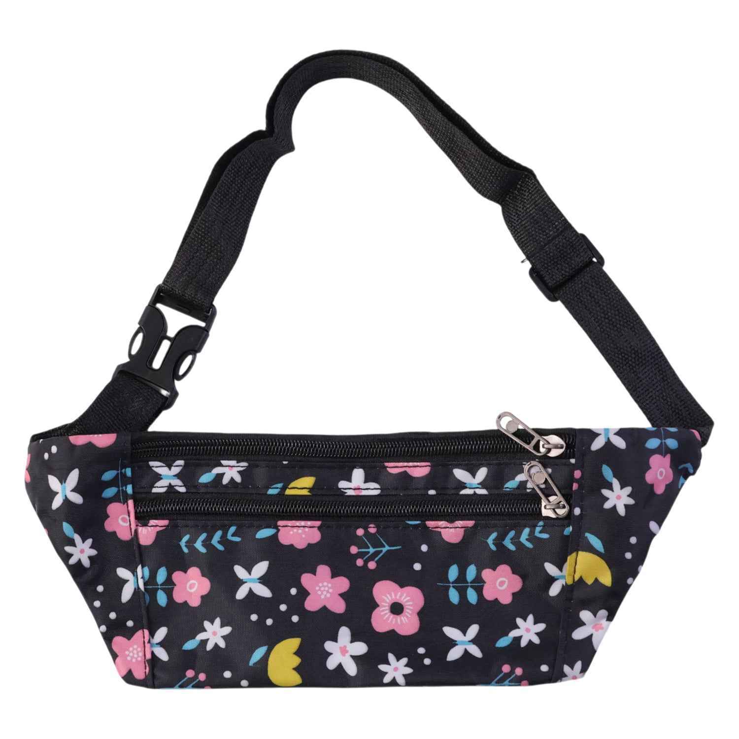 Floral Print Adjustable Waist Bag  Fanny Pack (1 Pc)