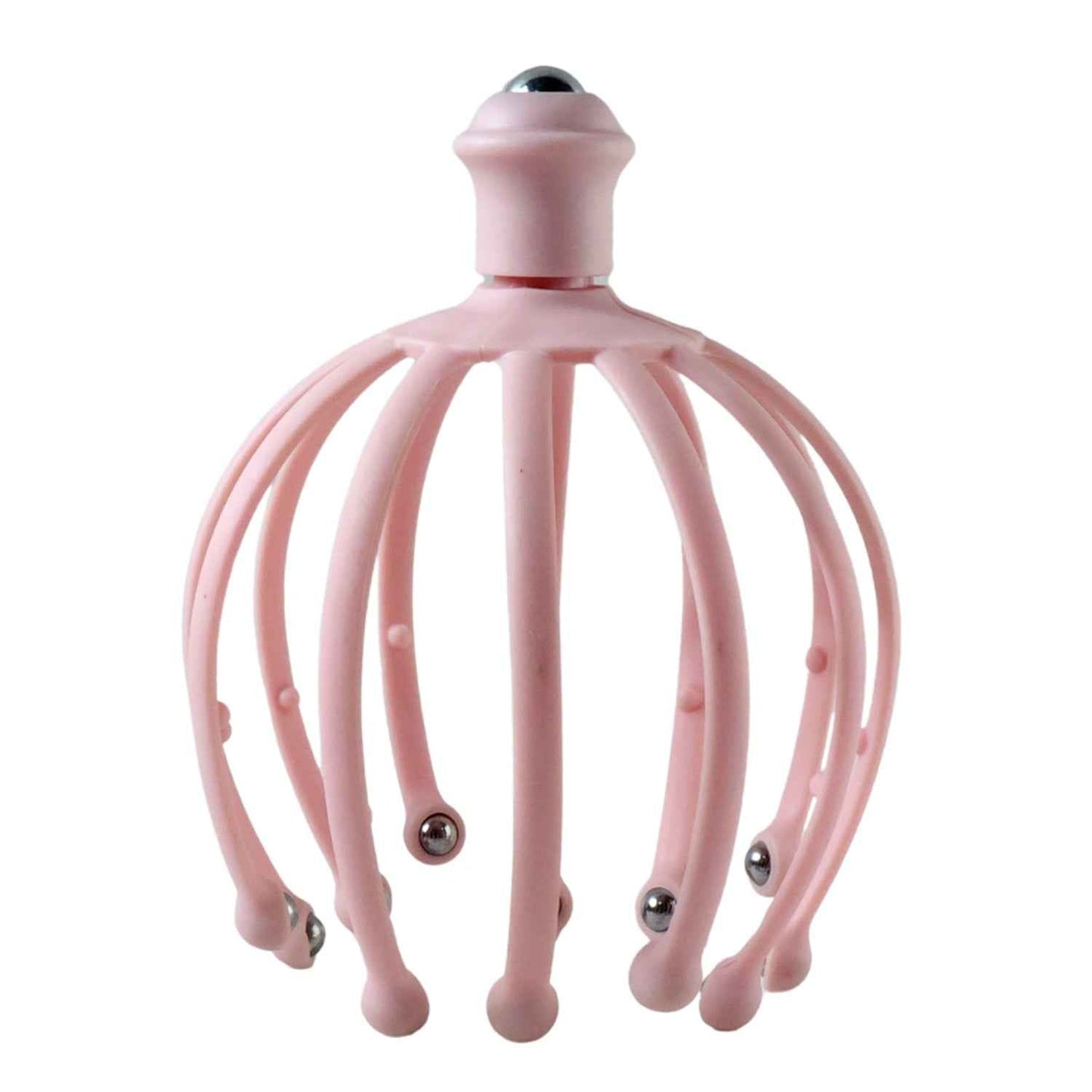 Manual Head Scalp Massager With Rolling Ball Tips (1 Pc)