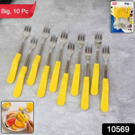 Supermom Premium Stainless Steel Big Fork (6 Pc Set) - BeSh Deals®