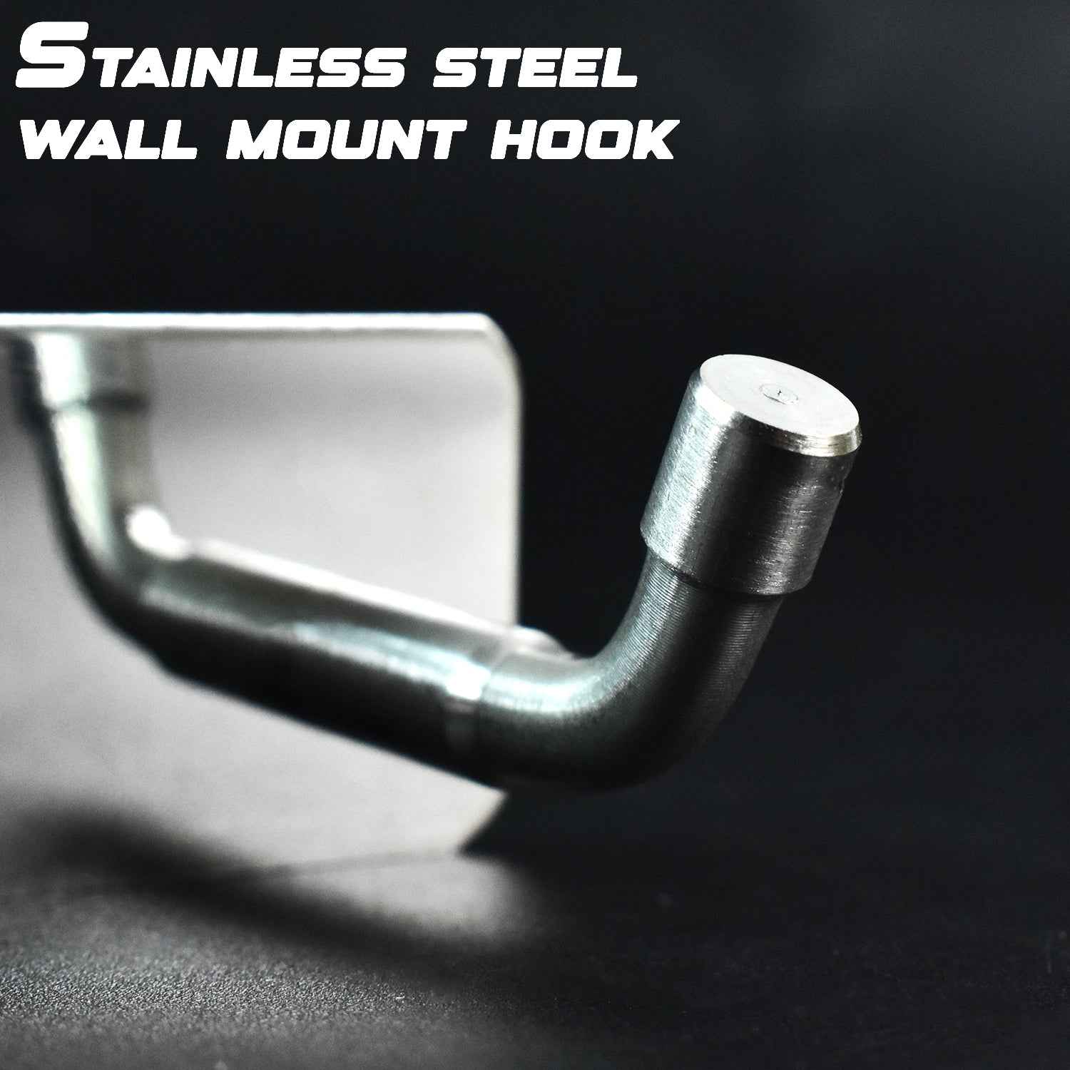 Stainless Steel Wall Mounted Coat 3 Hook Rack (14x3  1 Pc)